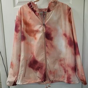 Centigrade Water-resistant Packable Hooded Rain Jacket 1X NWOT